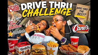 The car in front of us decides our food Drive-thru challenge