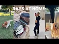HOME VLOG in between trips chiropractor package haul puppy play date
