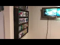 Beer sign collection in killer man cave