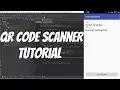 Android QR Code Scanner tutorial using ZXing Library Short 5 minute