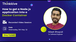 Node js application into a Docker container What is Docker Docker with Nodejs Thinkheads
