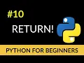 Python Beginner Tutorial - Return from Functions