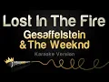 Download Lagu Gesaffelstein \u0026 The Weeknd -  Lost In The Fire (Karaoke Version)