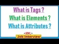 3 What is Tags Elements Attributes With Example in html