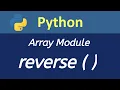 reverse Method Python in Hindi