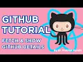Display GitHub Repository Contributors in React js Fetch API Tutorial Beginners Tutorial