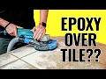 Pour Epoxy Over Tile Grout - Step By Step Tutorial