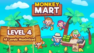 Monkey Mart Level 4 Walkthrough All Upgrades Maxed Out Poki Online Game