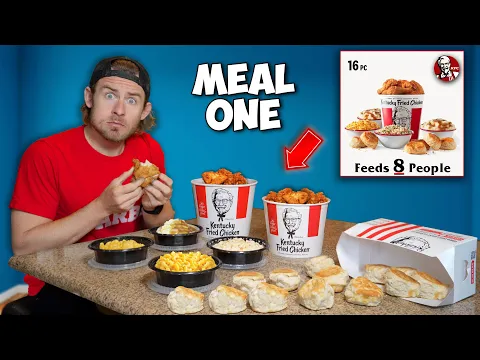 Download MP3 I Ate Only FAMILY SIZED Fast Food Meals For a Day