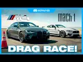 Drag Race Ford Mustang vs BMW M4 V8 vs Turbo I6 Price 0-60 Performance More