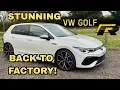 WRECKED 2021 VW GOLF R TRANSFORMED NO JOKE!
