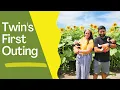 Twin s First Outing Heap s Giant Pumpkin Farm
