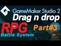 Game Maker Studio 2 Turn based rpg battle system tutorial PART no coding