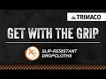 GET WITH THE GRIP - slip resistant drop cloths from Trimaco