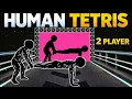 8 MIN HUMAN TETRIS CO-OP x 2 Player Immersive Interactive Warm Up Viral Interactive Game FULL