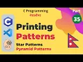 Printing Patterns Stars and Pyramids C Programming Tutorial in Nepali