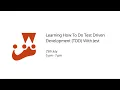Learning How To Do Test Driven Development TDD With Jest