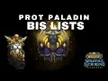 Prot Paladin BiS Lists Pre-raid Phase 1