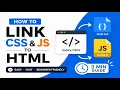 How to Link CSS JavaScript to HTML The Right Way Beginner Tutorial