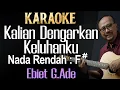 Download Lagu Kalian Dengarkan Keluhanku (Karaoke) Ebiet G Ade/ Nada Rendah Pria/ Cowok/ Low Male Key F#