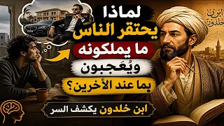 لماذا يحتقر الناس ما يملكونه وي عجبون بما عند الآخرين    ابن خلدون يكشف السر دندنها