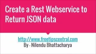 Jersey Rest JSON Service Example