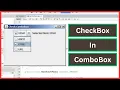 Java JComboBox With JCheckBoxes Items Inside It - Checkable Item ComboBox With Source Code
