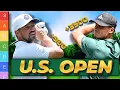 U S Open Golf 2025 Rankings Tiers DFS Gambling PGA LIV