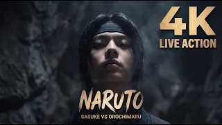 Sasuke vs Orochimaru - Chunin Exam 4K LIVE ACTION