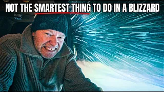THIS IS BAD 48 Hours Surviving the Craziest BLIZZARD of My Life Van Camping in Arctic Snow Storm