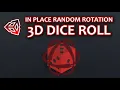 In Place Dice Roll Cube Rotation Unity 3DTutorial