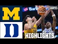 Duke Blue Devils vs Michigan Wolverines Full Game Highlights ESPN College Basketball