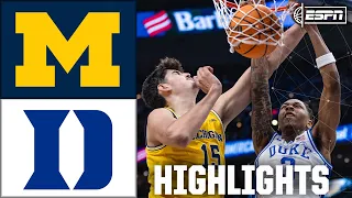 Duke Blue Devils vs Michigan Wolverines Full Game Highlights ESPN College Basketball