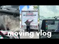 MOVING FOR RESIDENCY PACKING THE UHAUL DRIVING 7 HOURS UNPACKING ORGANIZING DECOR SHOPPING