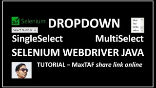 Selenium WebDriver How to Handle DropDown in Selenium Webdriver Selenium Dropdown with Java