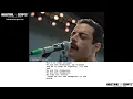Classic Movie Scenes BOHEMIAN RHAPSODY 2018 We Are The Champions Script-to-Screen