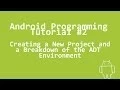 Android Programming Tutorial - Creating a New Project and Breakdown of the ADT Environment