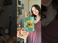 Download Lagu My creative process: Painting a vibrant sunflower