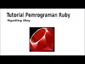 Belajar Pemrograman Ruby 02 irb dan syntax dasar
