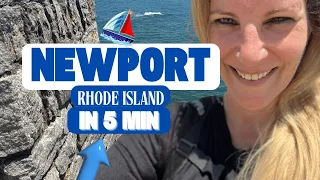 Newport Rhode Island Tour Downtown Mansions Cliff Walk in 5 Minutes