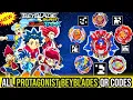 ALL Strong Protagonist Beyblade QR Code Bonanza Unleash Your Power Beyblade Burst App