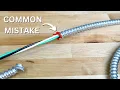 How To Cut And Strip MC or BX Cables 3 Easy Options