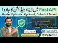 Master Data Validation in FastAPI with Pydantic Complete Guide