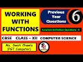 IMP QUES PART-2 FUNCTION DEFINITION CBSE CLASS - XII COMPUTER SCIENCE WITH PYTHON