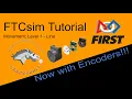FTCsim Movement Level 1 Line With Encoders Blocks Tutorial