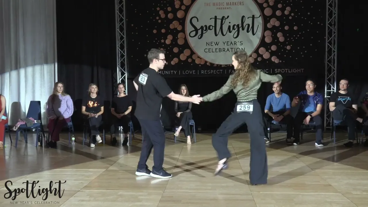 Spotlight New Year's Celebration 2024/2025 Intermediate Jack & Jill Jared Reedy & Emily Prebihalo