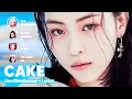 Lagu ITZY - CAKE (Line Distribution + Lyrics Karaoke) PATREON REQUESTED