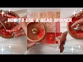 How to use a bead spinner W Clay beads Short Tutorial