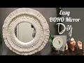 How to Decorate Boho Style DIY BoHo Chic Mirror Project Easy Room Decor Ideas