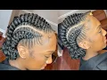 How To Butterfly Braids Tutorial Wispy 4 Feed In Braids